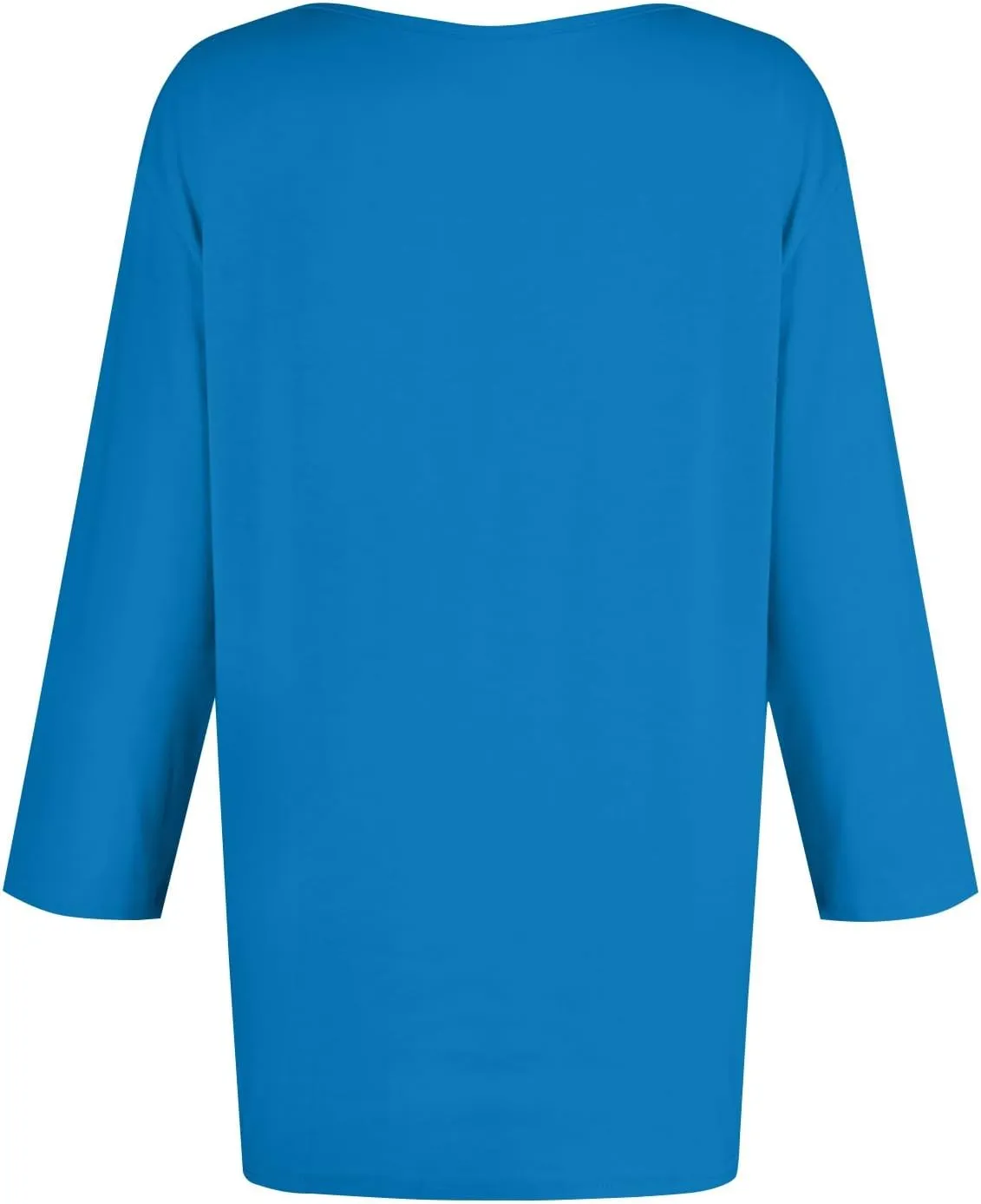3/4 Length Sleeve Womens Tops Casual Loose Fit Crewneck T Shirts Cute Solid Summer Tops 2024