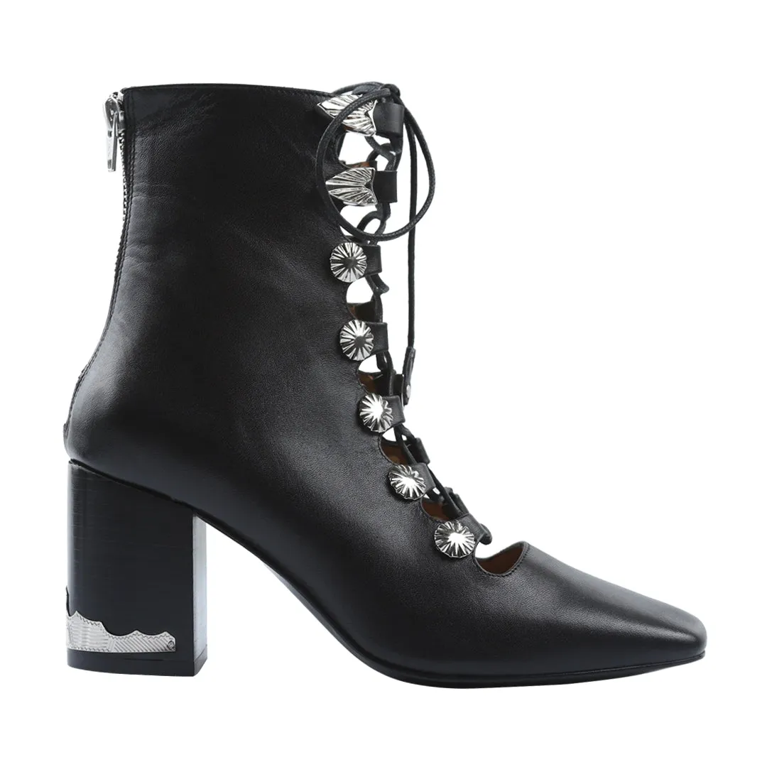 AJ1021 LACE-UP ANKLE BOOTS