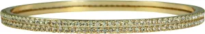 AUSTRIAN CRYSTALS (GENUINE) COIL WRAPS, CUFFS, BANGLES FLEXIBLE STACKABLE BRACELETS (BANGLE/GOLD)