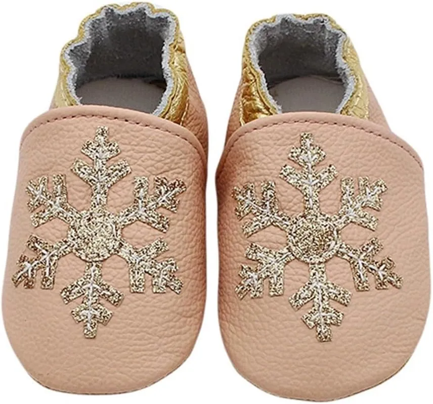 Baby Snow Boots Toddler Little Girl Lightweight Dress Shoes with Plush Lined for Girl School Shoes