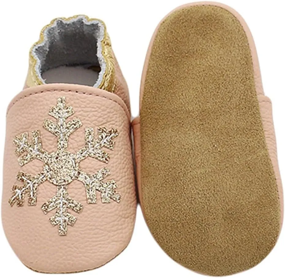 Baby Snow Boots Toddler Little Girl Lightweight Dress Shoes with Plush Lined for Girl School Shoes