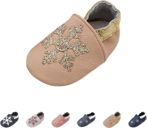 Baby Snow Boots Toddler Little Girl Lightweight Dress Shoes with Plush Lined for Girl School Shoes