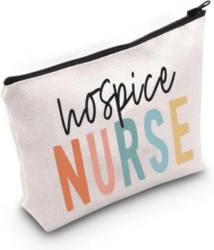 BLUPARK Nurse Gift Nurse Bag Hospice Nurse Makeup Bag Critical Care Nurse Bag ICU Nurse Gift Baby Nurse Gift Nurse Midwife Makeup Bag Nurse Survival Kit(Hospice Nurse)