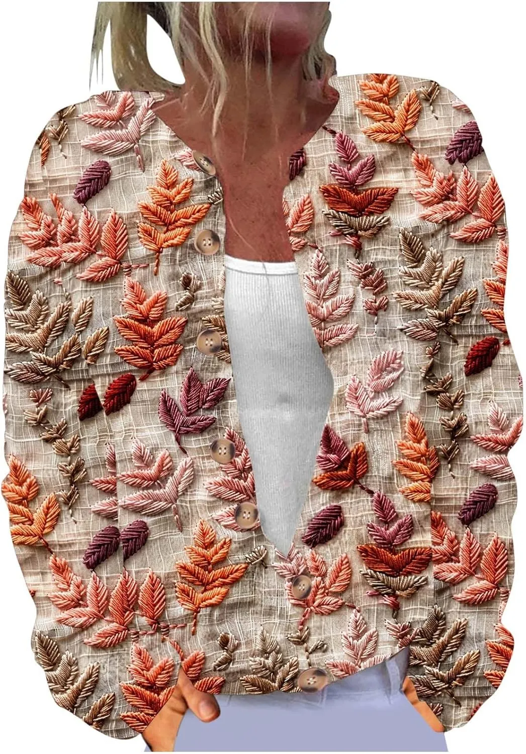 Christmas Sweaters for Women 3D Graphic Cardigan Plus Size Knit Sweater Outfits Fall Winter Sweater Jacket