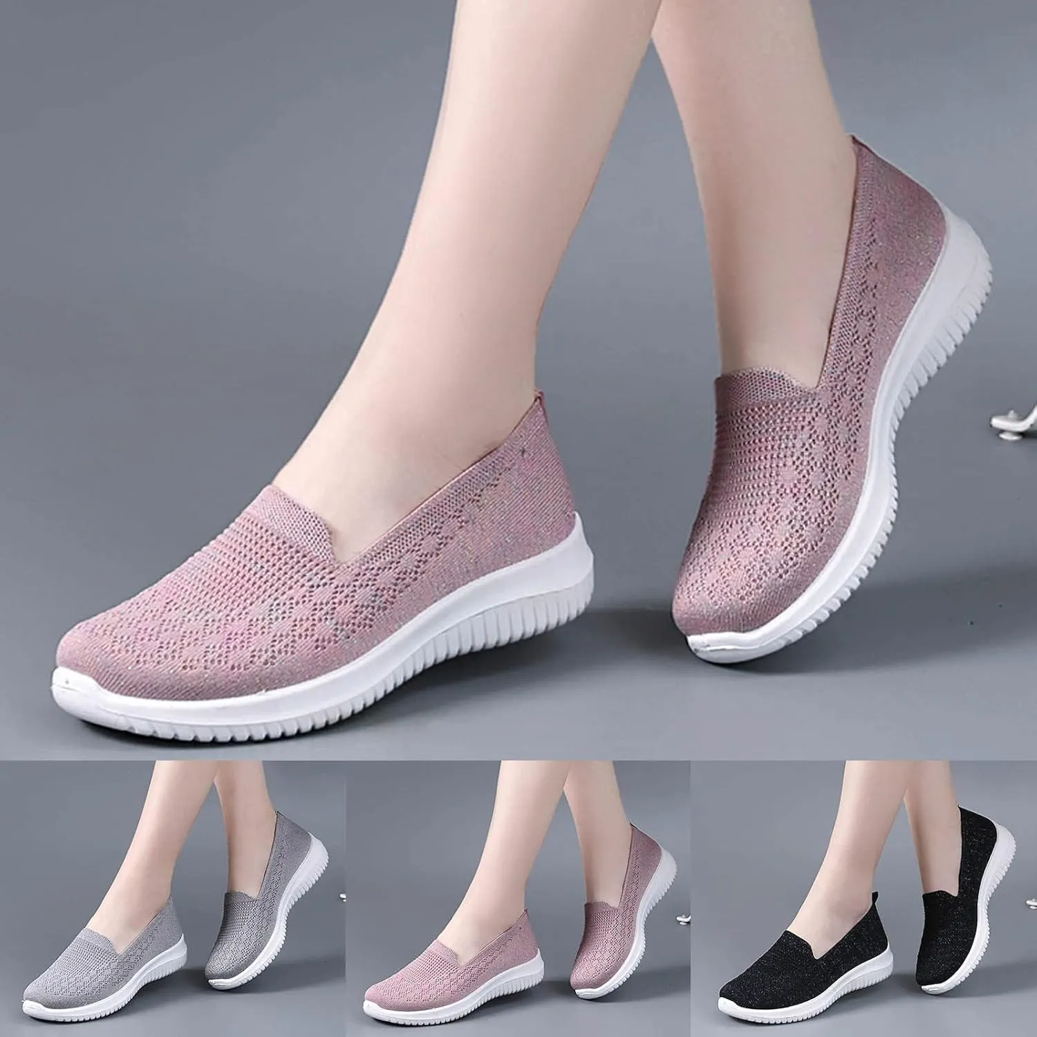 Comfort Wear Orthowear Shoes for Women, Fashion Comfortwear Ortho Shoes for Women Plantar Fasciitis Comfortable Air Cushion Ortho Breathable Stretch Cushion Sneakers