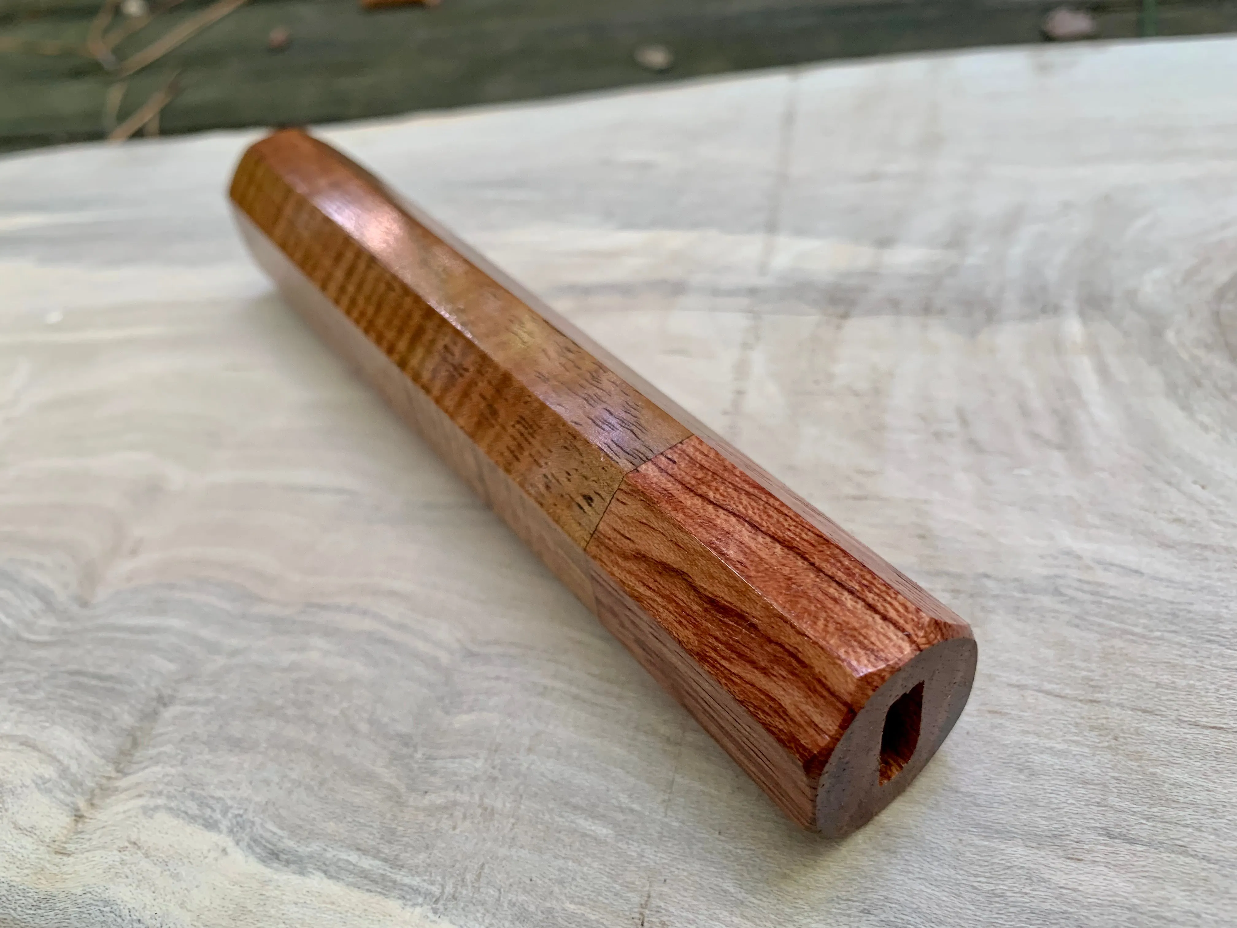 Custom Japanese Knife handle (wa handle) - Tasmanian Blackwood