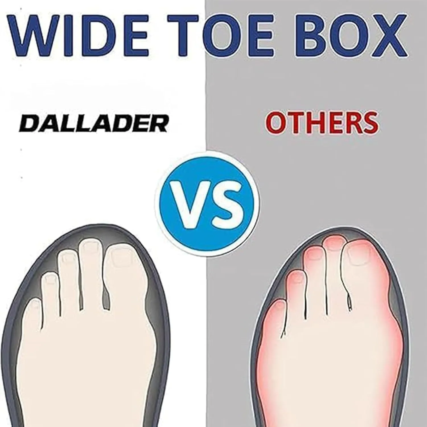 Dallader Orthopedic Walking Shoes Hiking Shoes Mens, Dallader Men's Comfortable Waterproof Orthopedic Walking Hiking Shoe, Auguscare Shoe, Men's Slip On Sneakers Anti-Slip Walking Sneakers