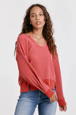 Dear John Zyra Oversized Thermal top FINAL SALE
