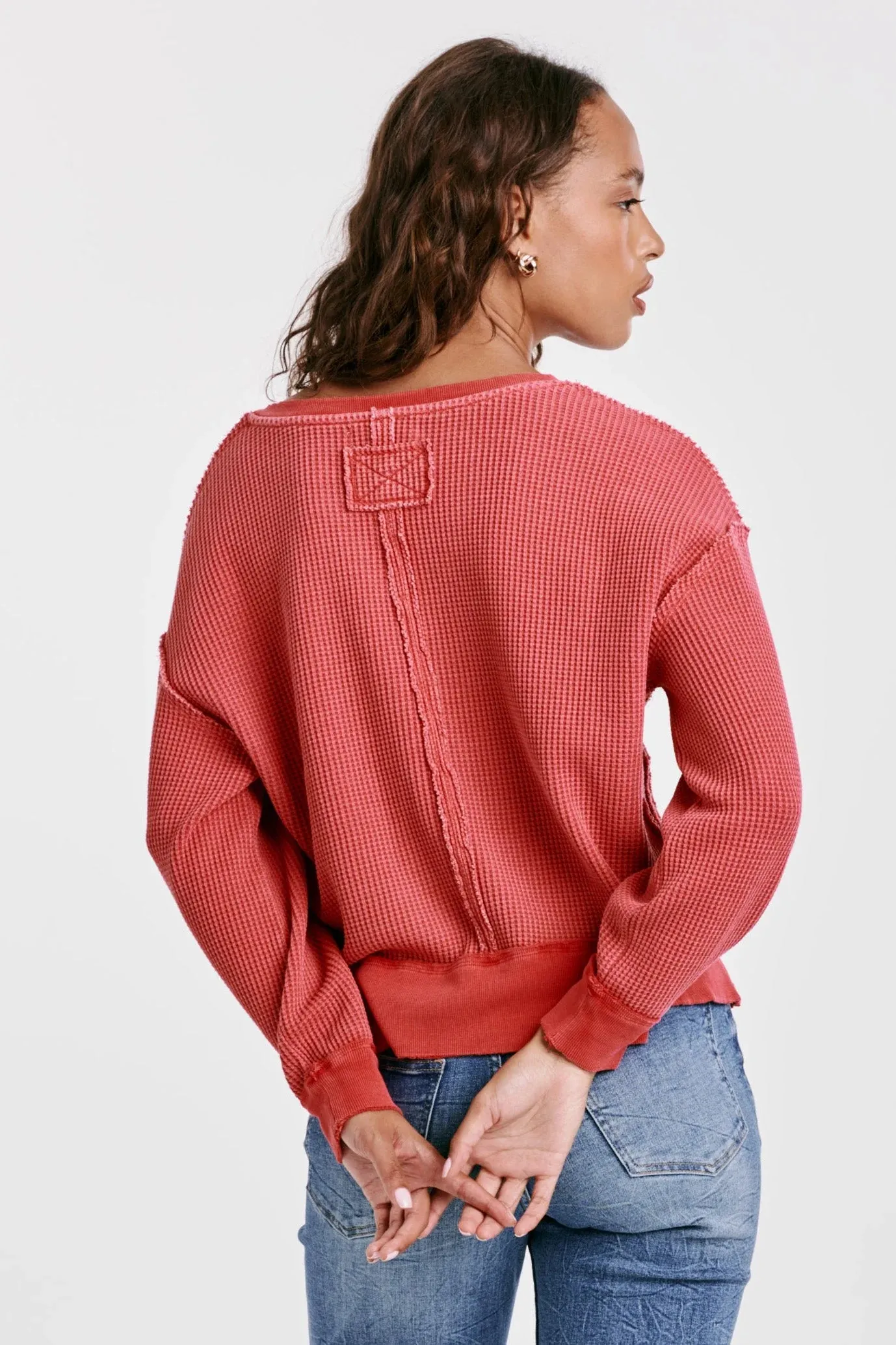 Dear John Zyra Oversized Thermal top FINAL SALE