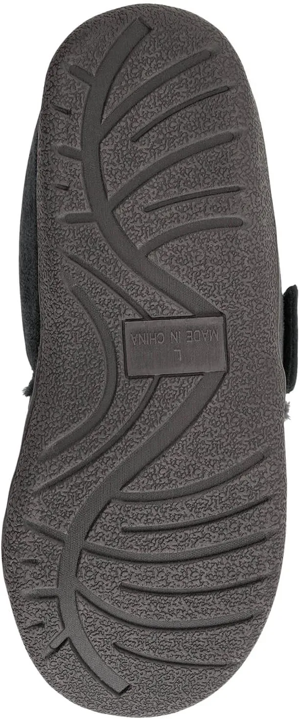 Diabetic Comfort Slippers C:Black S:Mens