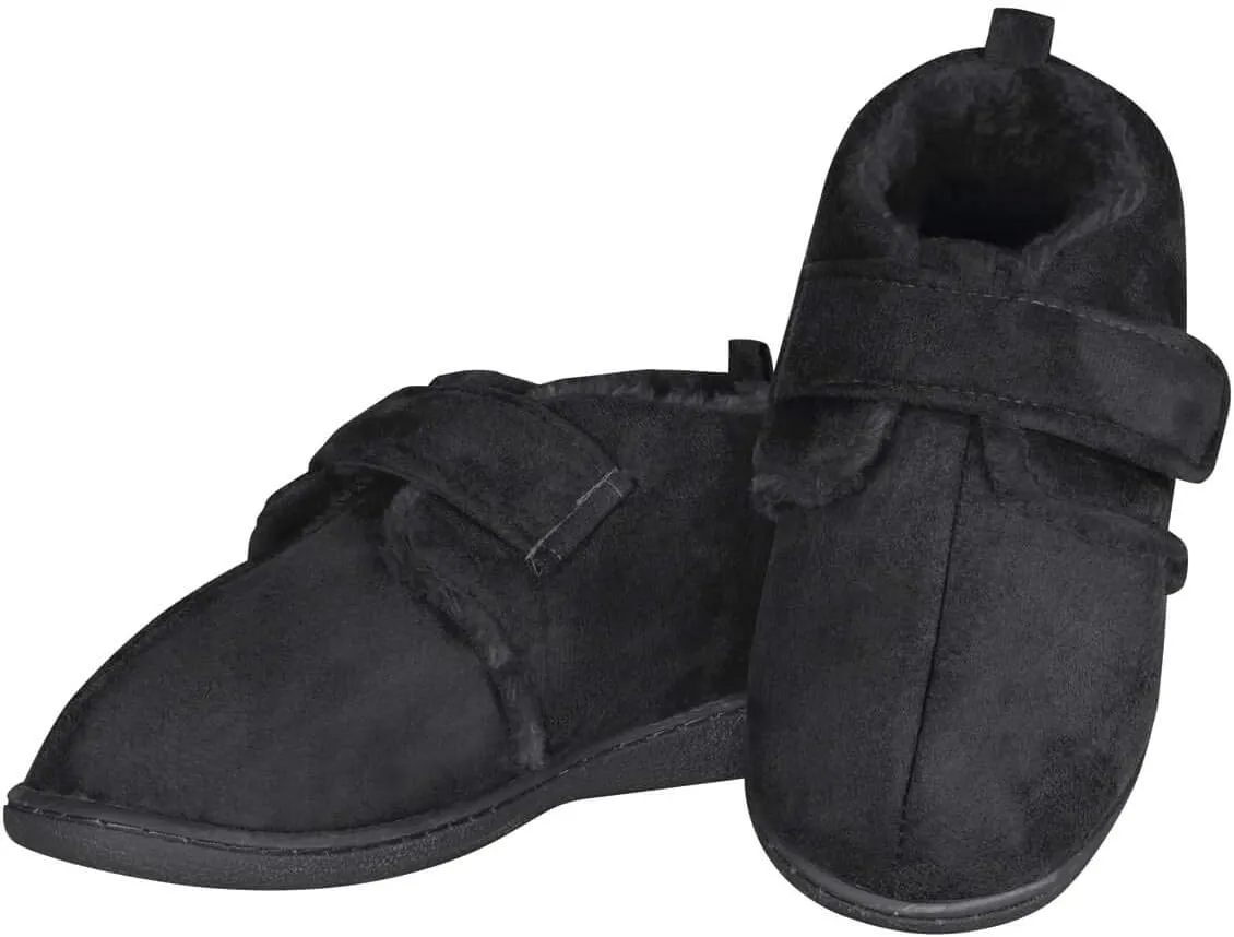Diabetic Comfort Slippers C:Black S:Mens