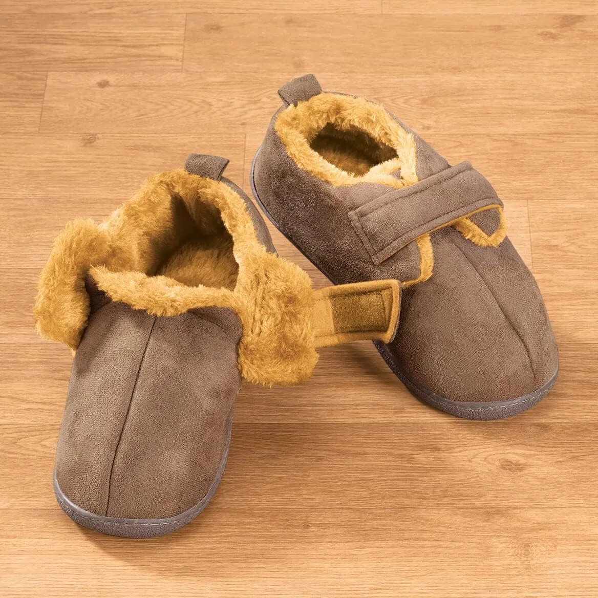Diabetic Comfort Slippers C:Black S:Mens