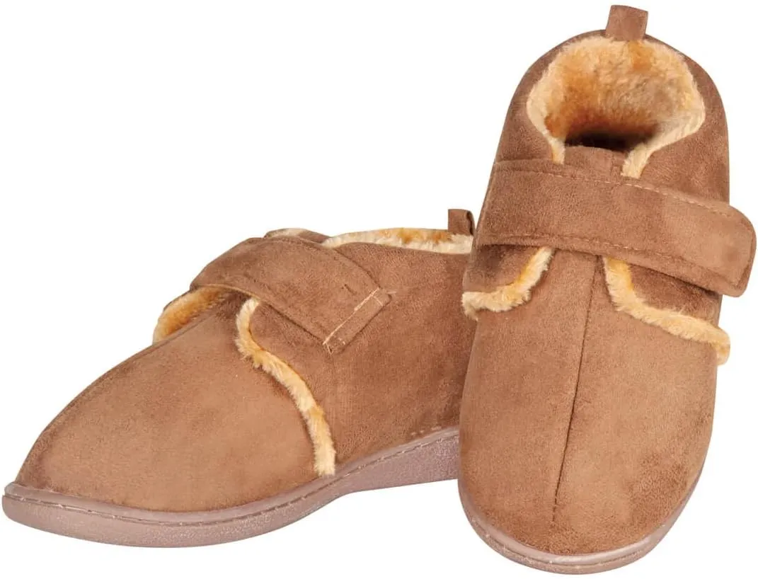 Diabetic Comfort Slippers C:Black S:Mens