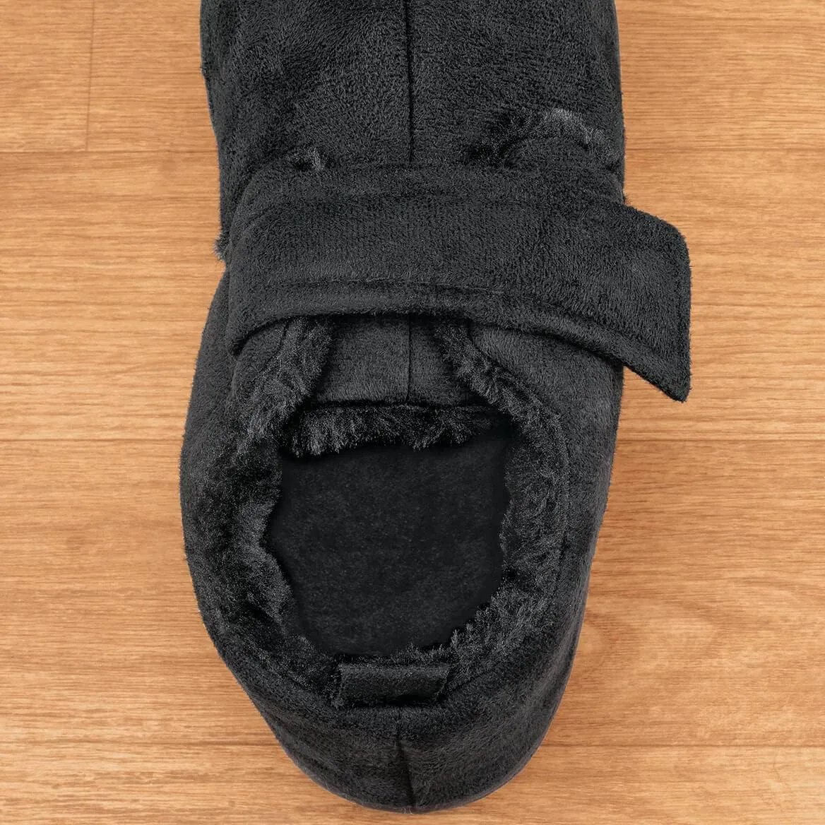 Diabetic Comfort Slippers C:Black S:Mens