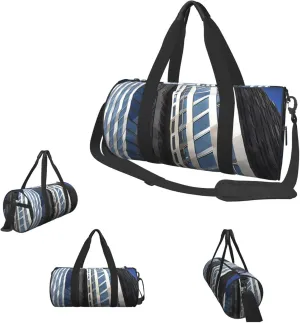 Duffle Bags City Building Gym Bag for Men Women Waterproof Travel Duffle Bags Convertible Carry on Garment Bag for Travel Sports
