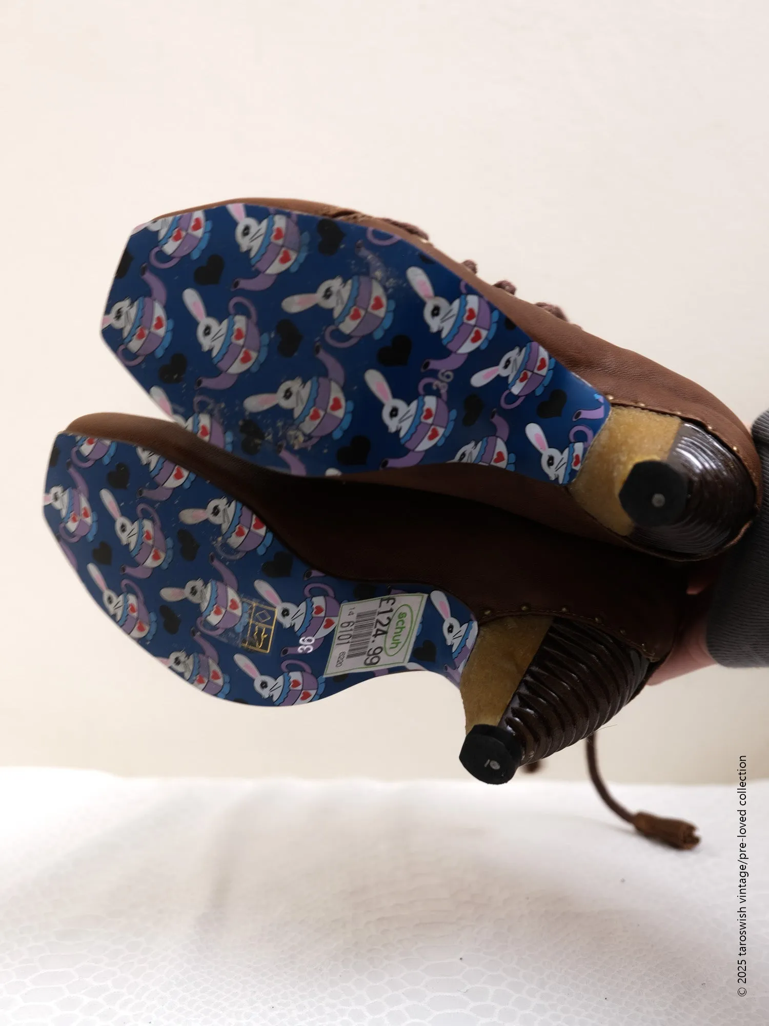   eu36 ruched lace up boots
