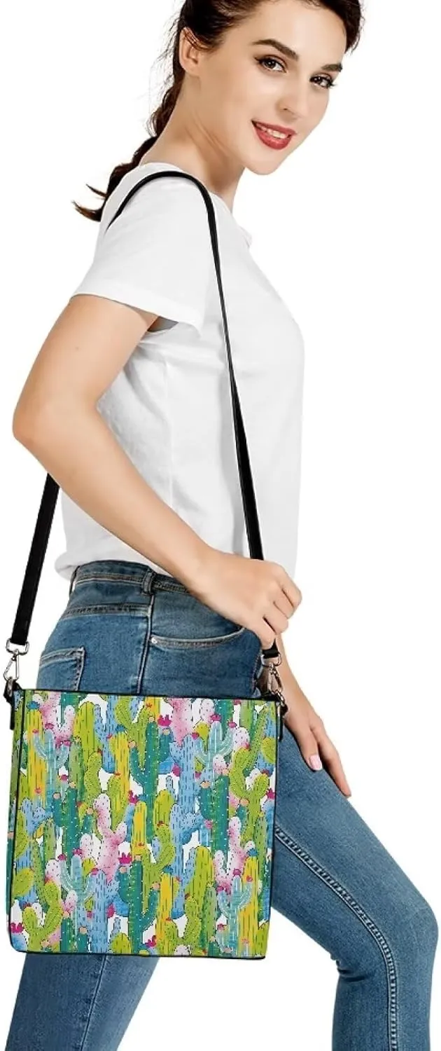 GIFTPUZZ Bucket Bags Crossbody Bucket Bags with Magnetic Snap Women's Leather Designer Handbags Tote Purses