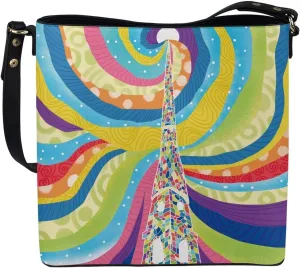 GIFTPUZZ Bucket Bags Crossbody Bucket Bags with Magnetic Snap Women's Leather Designer Handbags Tote Purses
