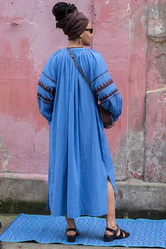 Hod Leia Lotus And Brown Midi Dress