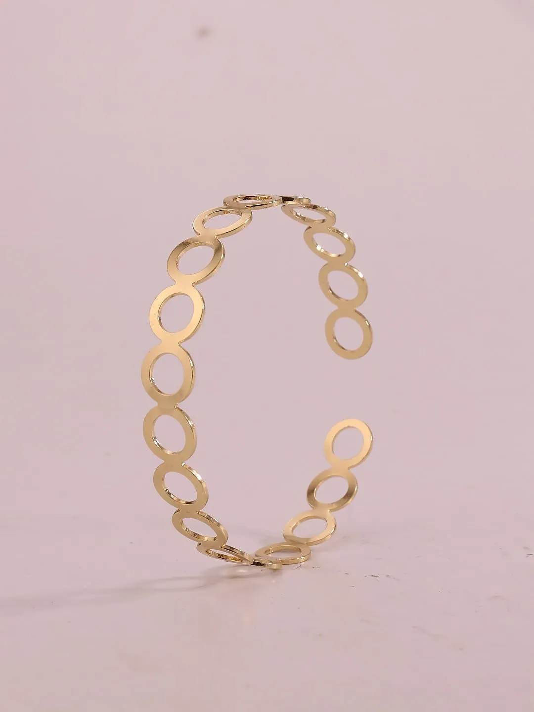 INENIMARTJ Gold Arm Cuff Jewelry for Women Minimalist Layered Bangle Armband Armlet Gold Silver Arm Cuff Upper Bangle Bracelet for Women