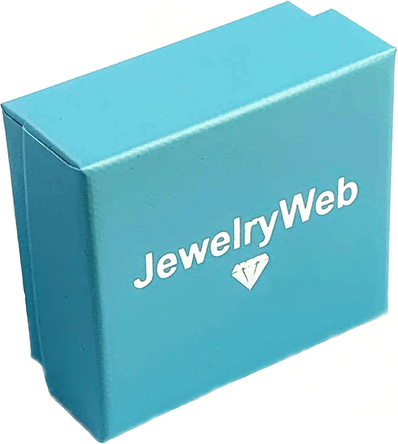 JewelryWeb 10k Gold Block Letter Name Personalized Monogram Initial High Polish Charm 9.8x6.63mm Wide Pendant Necklace for Women