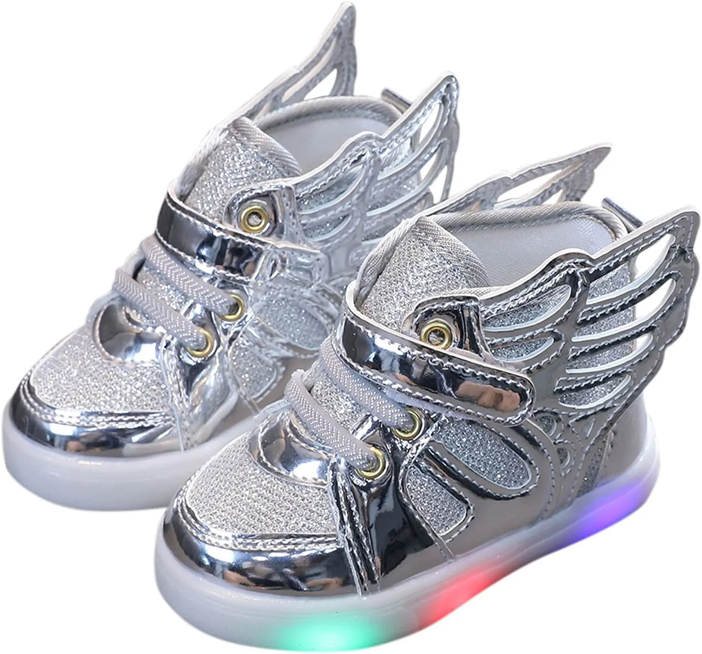 Kids Toddler Luminous Light Shoes Fashion Cool High Top Flashing Sport Sneakers for 12 18 Month Girl Sandals