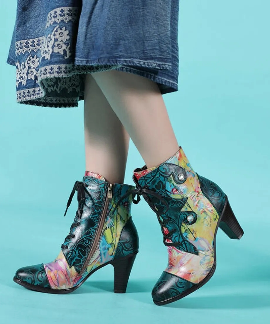 Lace up Short Boots