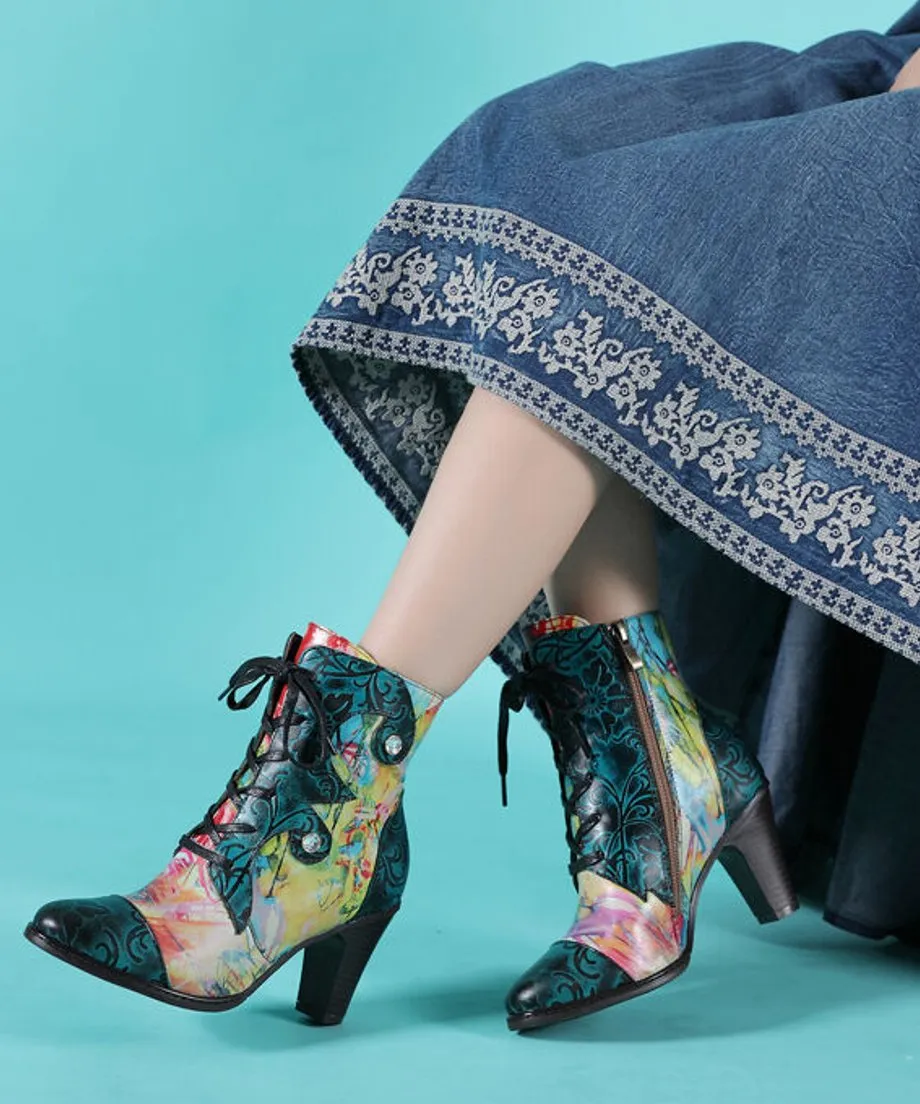 Lace up Short Boots