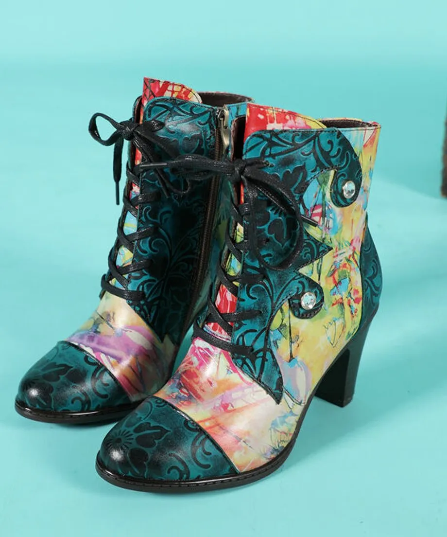 Lace up Short Boots