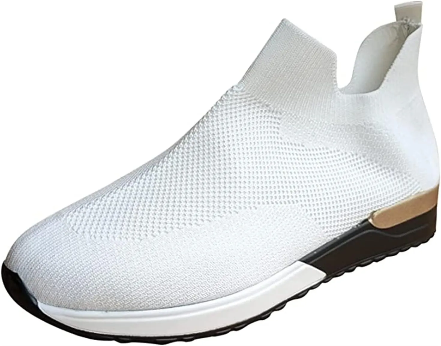 Ladmiple Gym Shoes For Women Workout Memory Foam Slip On Walking Shoes Casual Comfort Fashion Tennis Running Sneakers