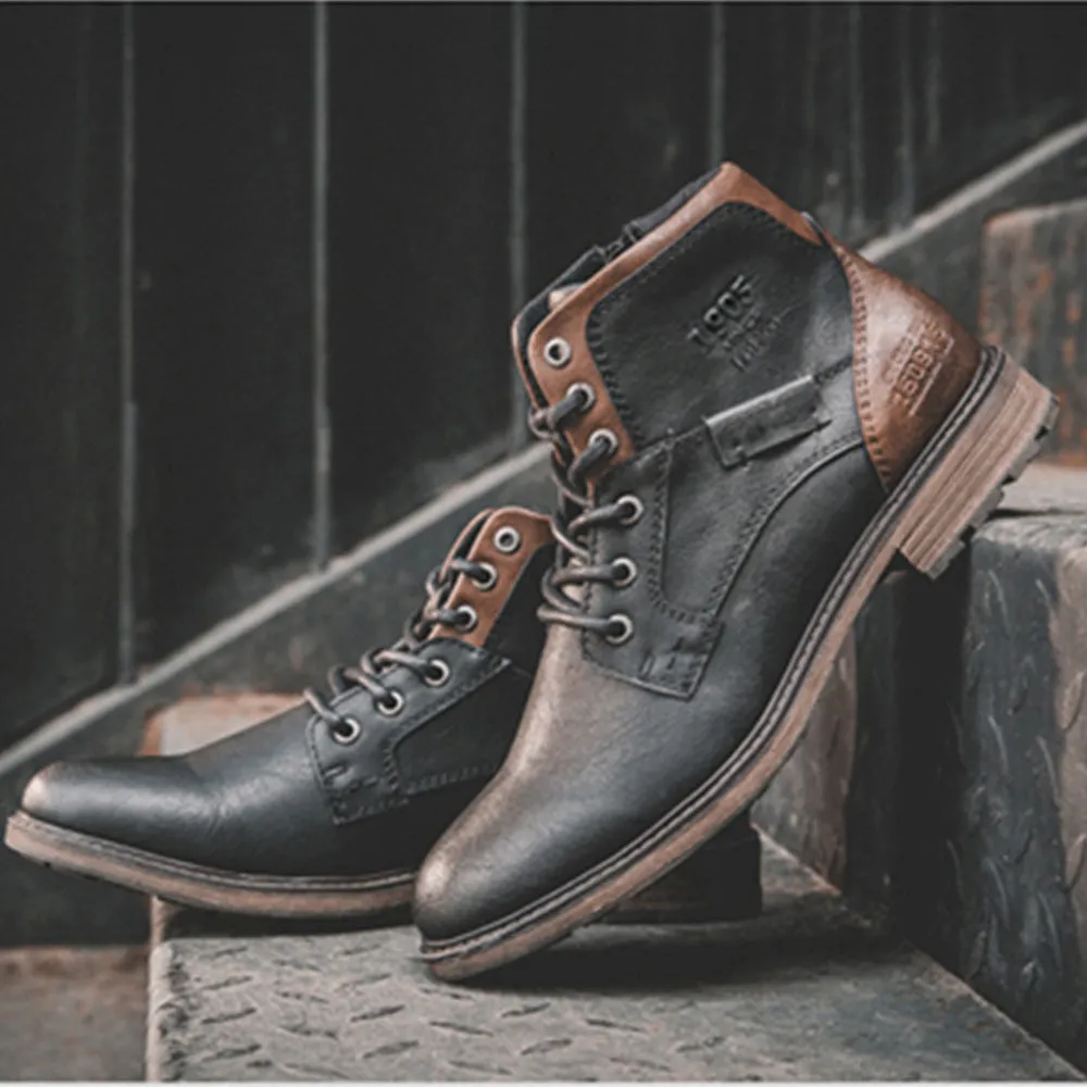 Landon | Stylish Lace-Up Boots for Men