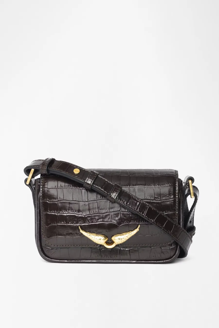 Le Zazi Embossed Croco Wood