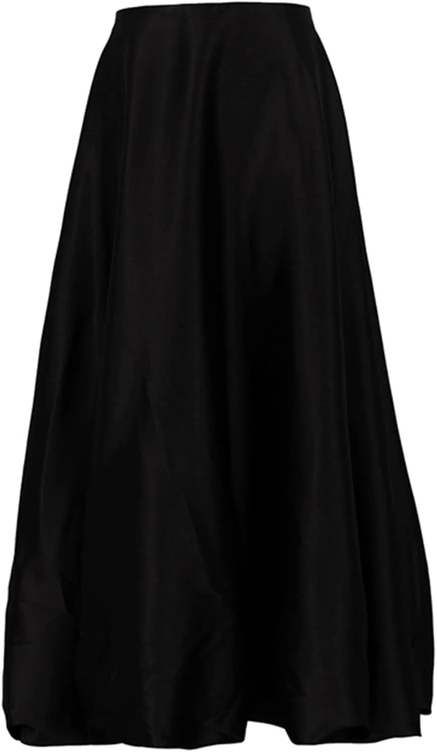 LETSVDO Women's Bubble Skirt Elastic Waist Pleated Sparkly Metallic Silver Balloon Ruffle A Line Flowy Maxi Skirts