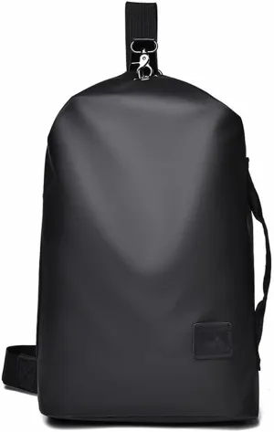 Men Sling Bag Shoulder Crossbody Backpack with Adjustable Strap Waterproof Chest Bag with(E)
