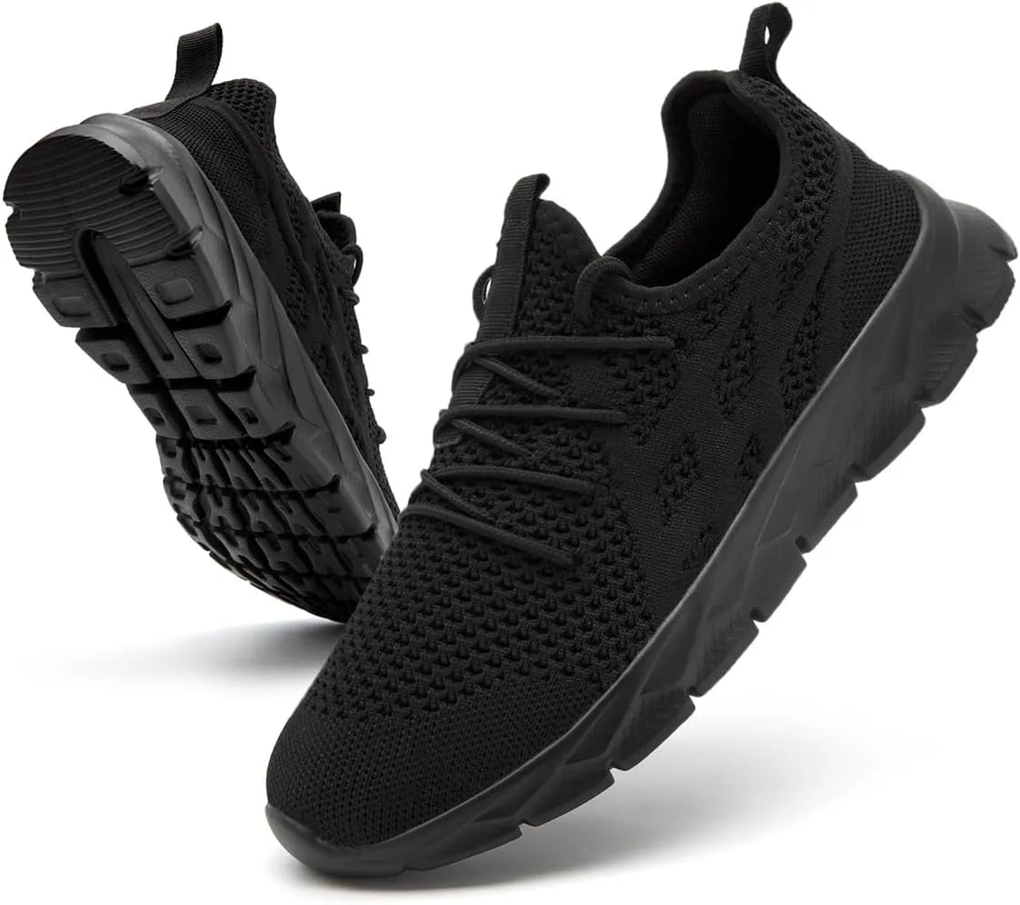 Men Slip On Running Sneakers Tennis Lightweight Non-Slip Athletic Shoes Cushioned Comfort for Walking Gym Fitness & Daily Training Leisure Sports