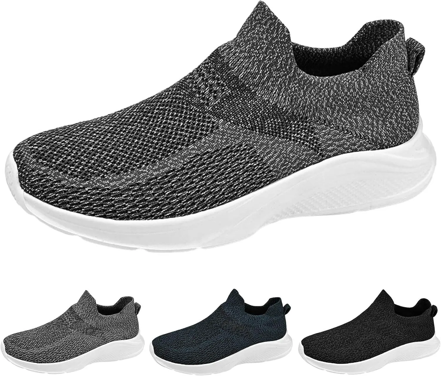 Mens Athletic Shoes Men's Fashion Sneakers Slip on Shoe for Men Tennis Shoe for Men Breathable Casual Sneaker