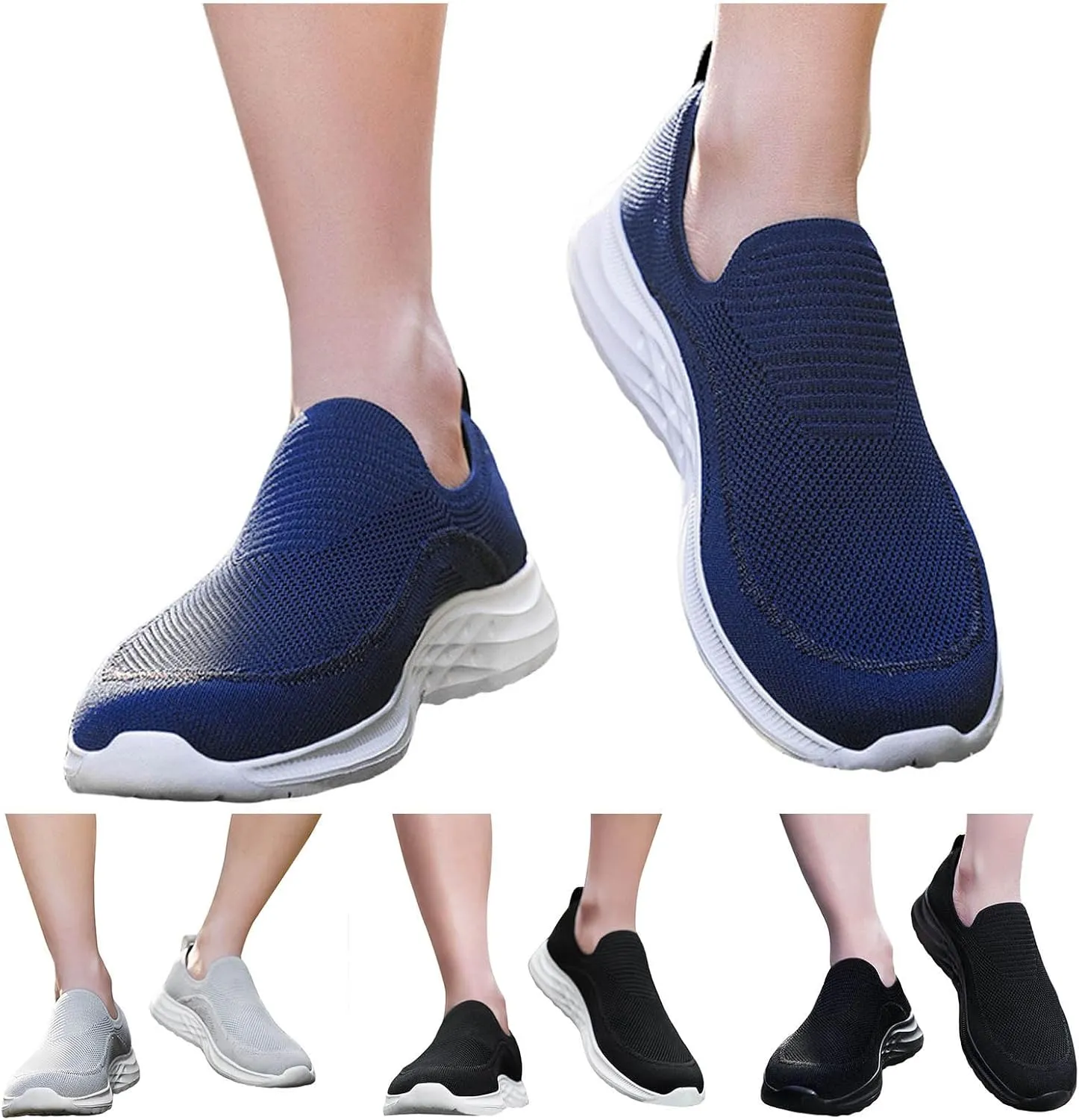 Mens Slip on Shoes Men's Fashion Sneakers Shoe for Men Sneaker for Men Lightweight Mesh Sneaker