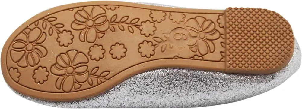 NORTY Girls Fashion Ballerina Ballet Slip On Flat Shoe Sizes Toddler to Big Kids Patent, Nubuck, Glitter