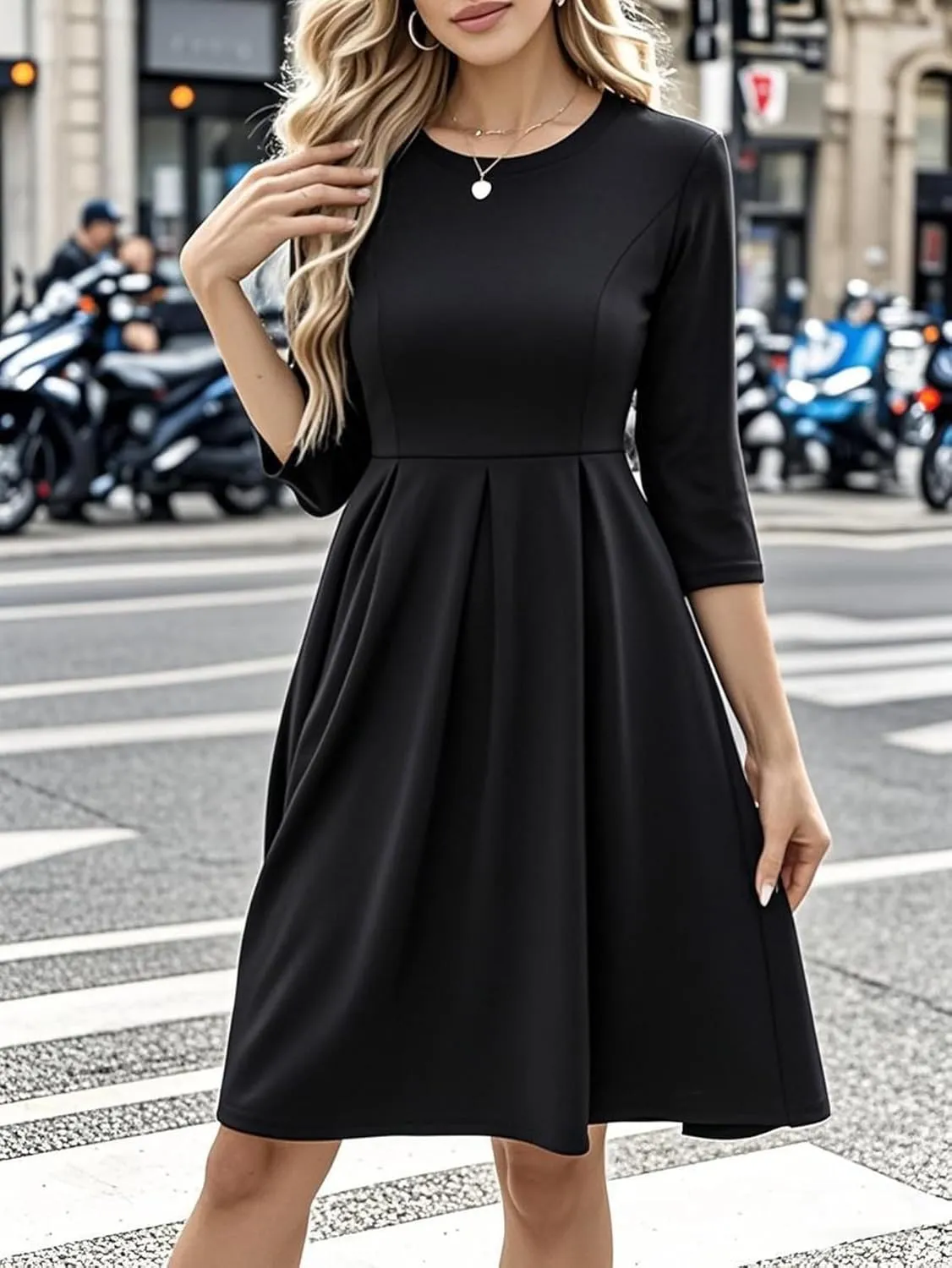oxiuly Summer Dresses for Women 2024 Party Church Bridesmaid Graduation Dress with Pockets S253