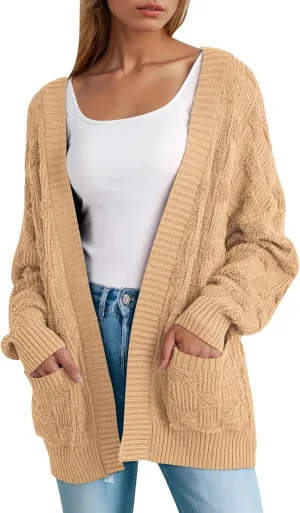 Pink Queen Cardigan Sweaters for Women Lightweight Long Sleeve Fall Sweaters 2024 Trendy Cropped Cardigan