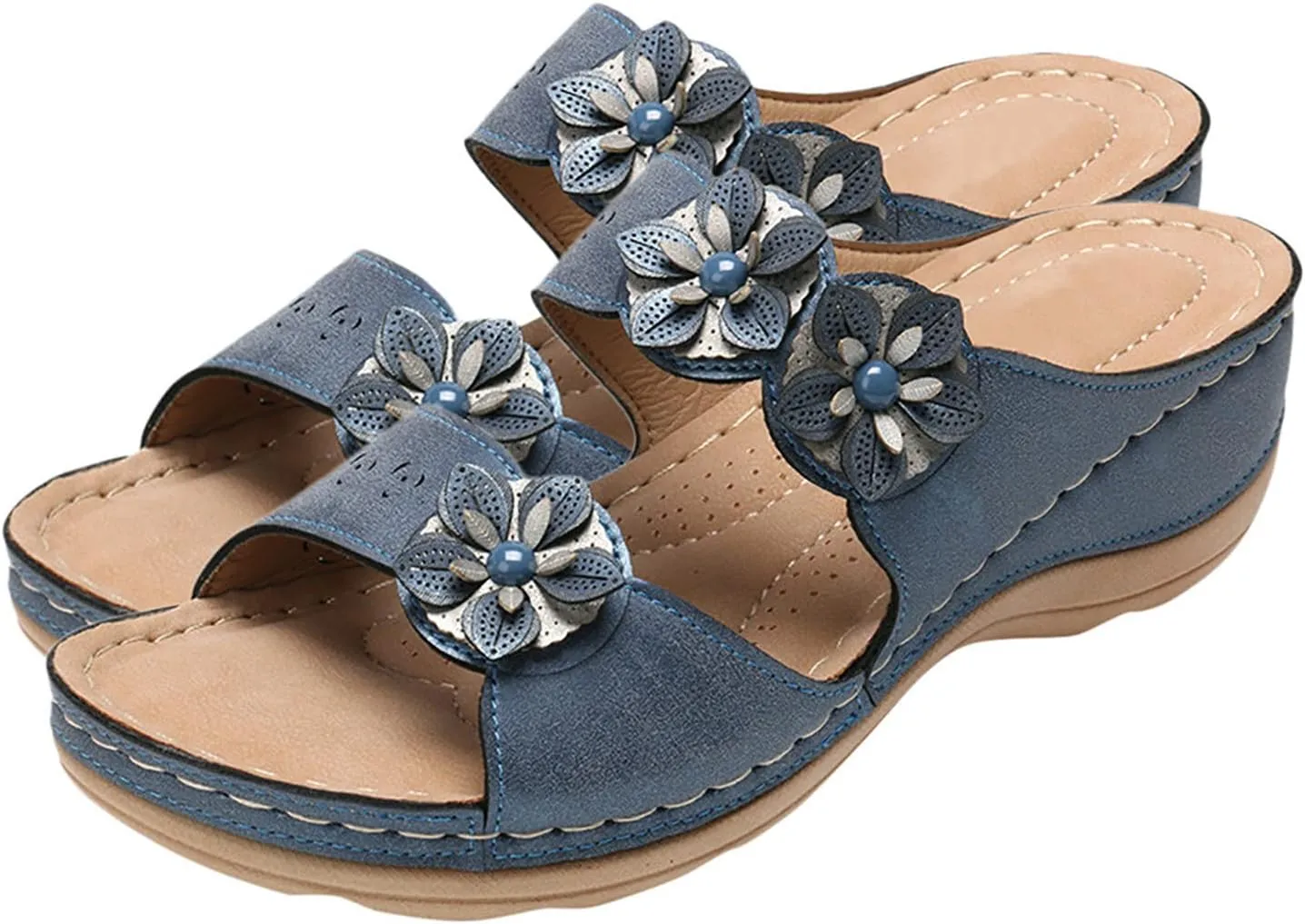 Platform Sandals for Women Wedge Sandals Summer Orthopedic Sandals Comfortable Wide Width Sandals Dressy Beach Sandals