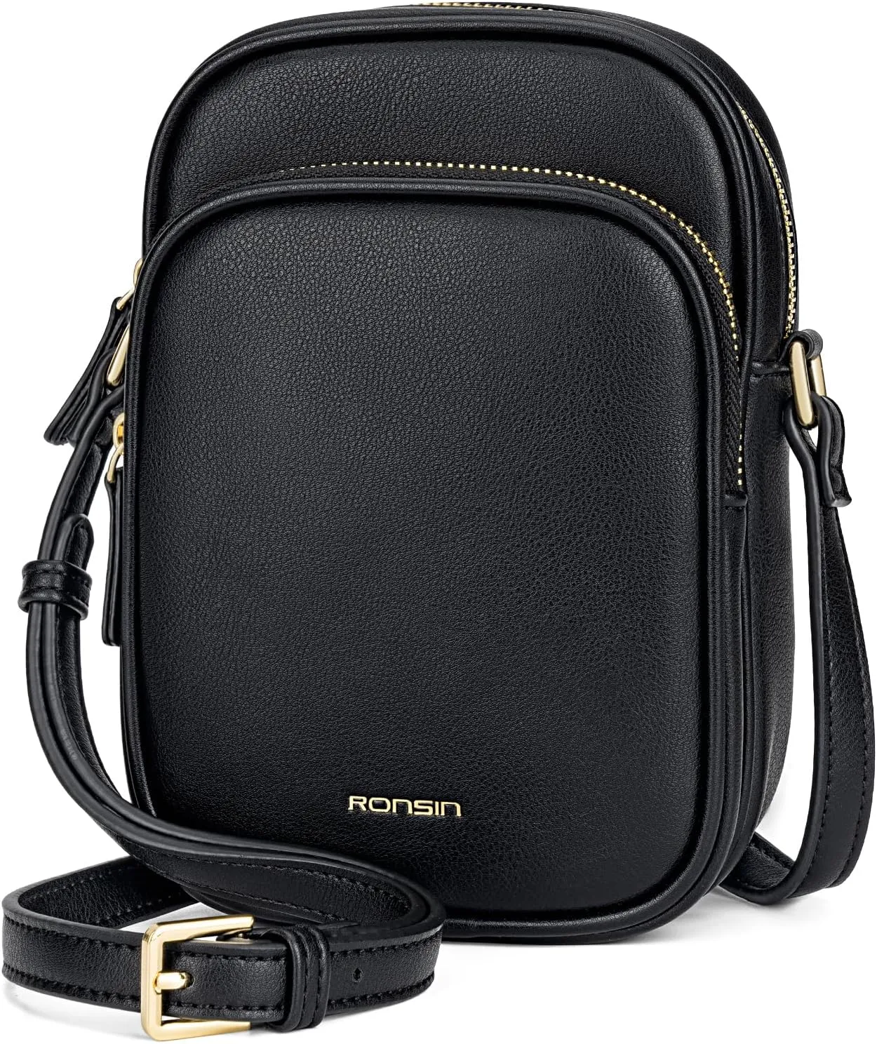 RONSIN Small Crossbody Bags for Women Cell Phone Purse PU Leather Cross Body Purse Handbags with Adjustable Strap