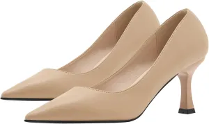 SAILING LU Pumps Shoes for Women Low Heels Wedding Dressy Sexy Kitten Heels Closed Pointed Toe Pumps Shoes