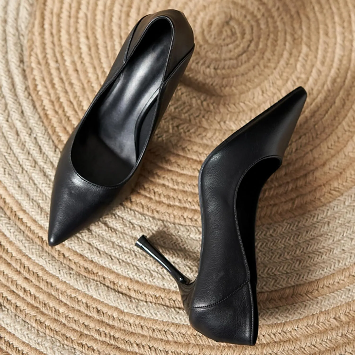 SAILING LU Pumps Shoes for Women Low Heels Wedding Dressy Sexy Kitten Heels Closed Pointed Toe Pumps Shoes