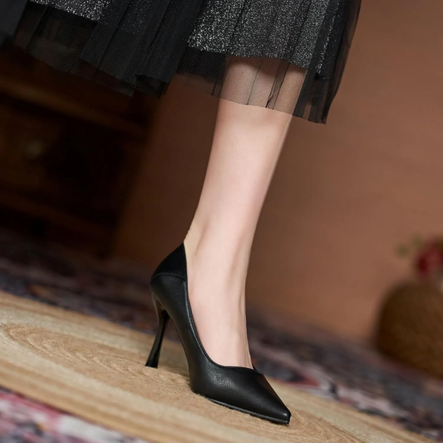 SAILING LU Pumps Shoes for Women Low Heels Wedding Dressy Sexy Kitten Heels Closed Pointed Toe Pumps Shoes