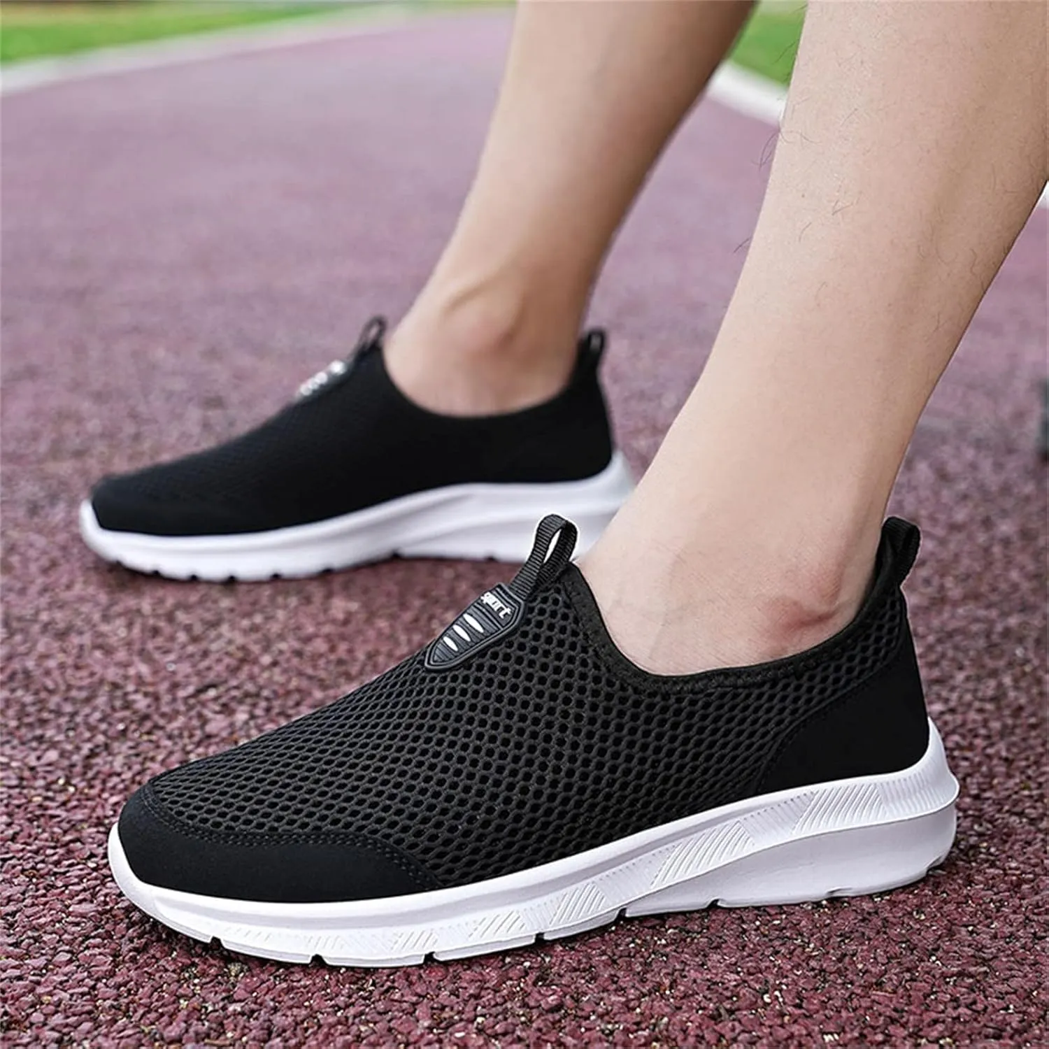 Sneakers for Women 2023 Running Wide Womens Non Slip Work Shoes Food Service Arch Support Casual Dress Shoes for Women Wide Width Womens White Fashion Sneakers High Top Slip On Sneakers Women Black