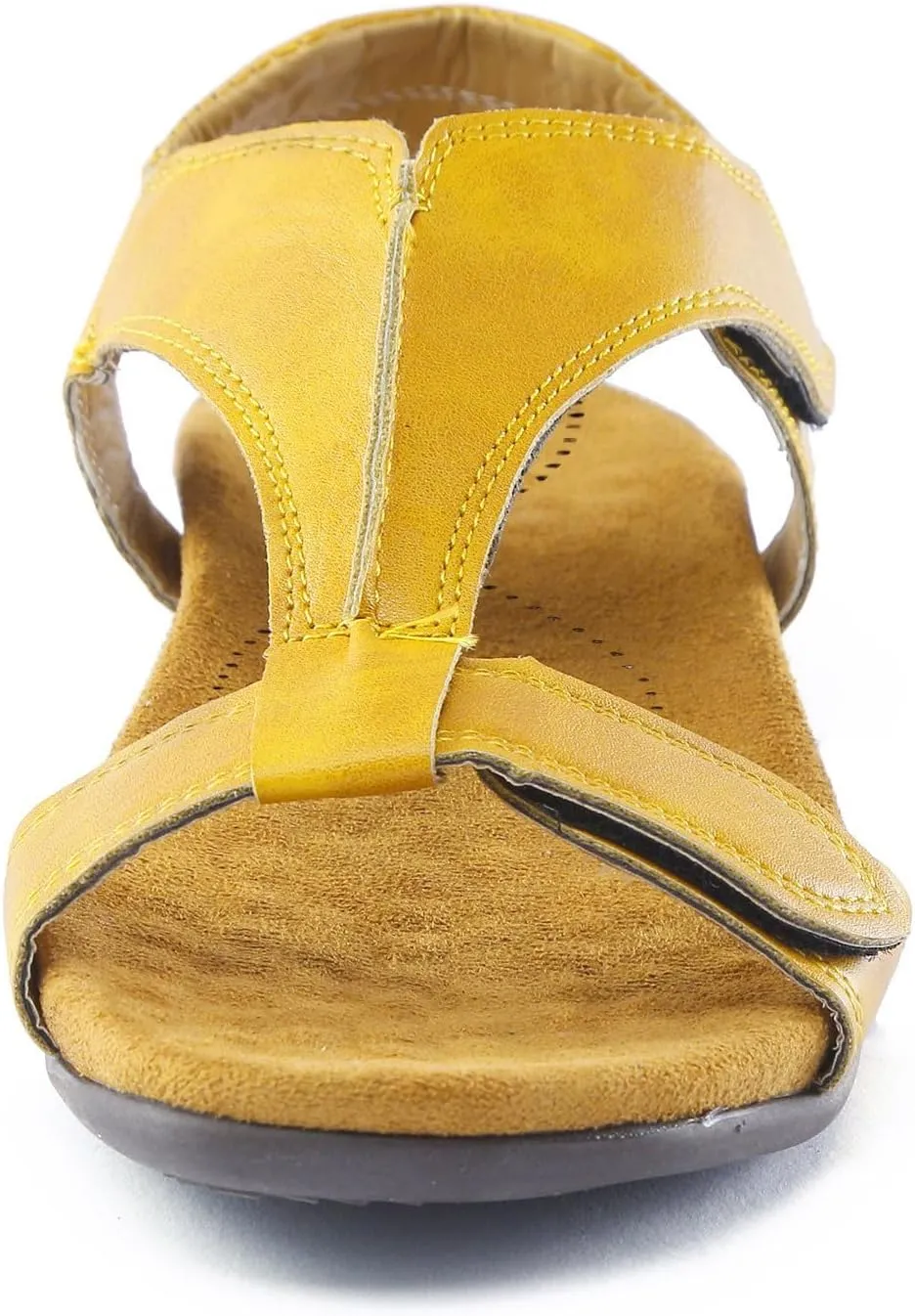 SuanlaTDS Flat Sandals for Women Dressy Summer Bohemian Comfortable Adjustable Ankle Strap Open Toe Platform Low Heels Orthopedic Sandals with Arch Support Elegant Casual Walking Shoes