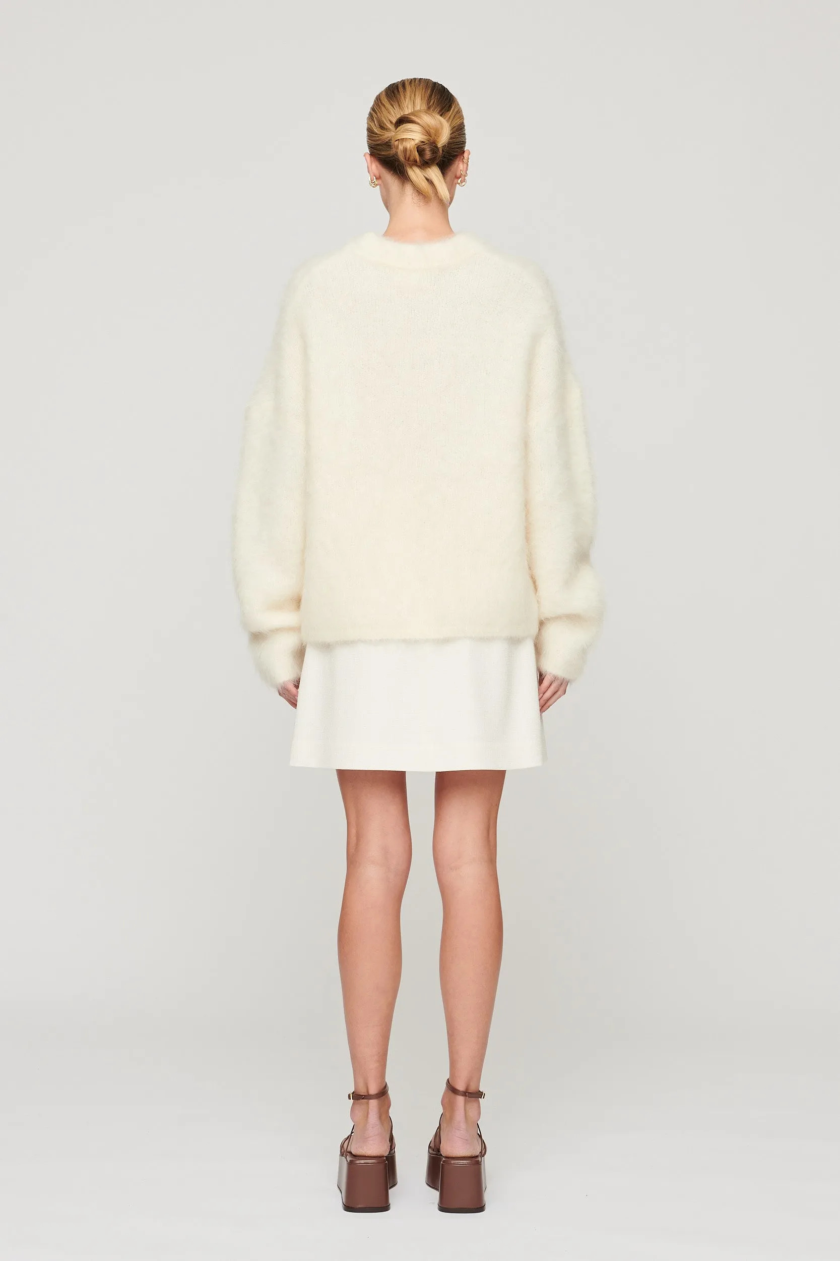Sutton Knit Off White