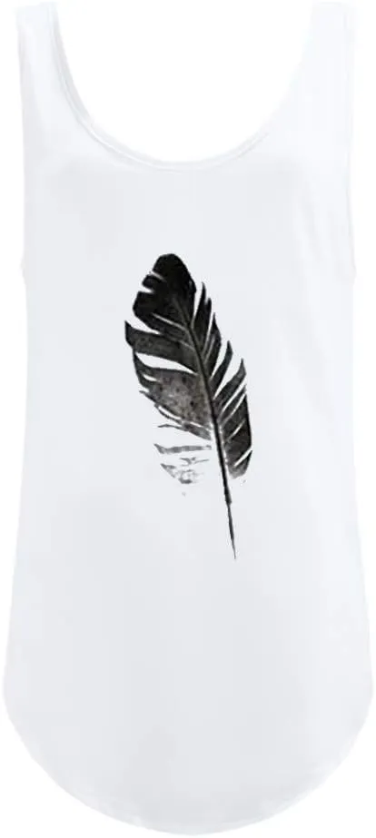 T Shirt Tops Blouse Print Crop Leaf Vest Women Tank Sleeveless Loose Women's Tanks & Birthday Girl
