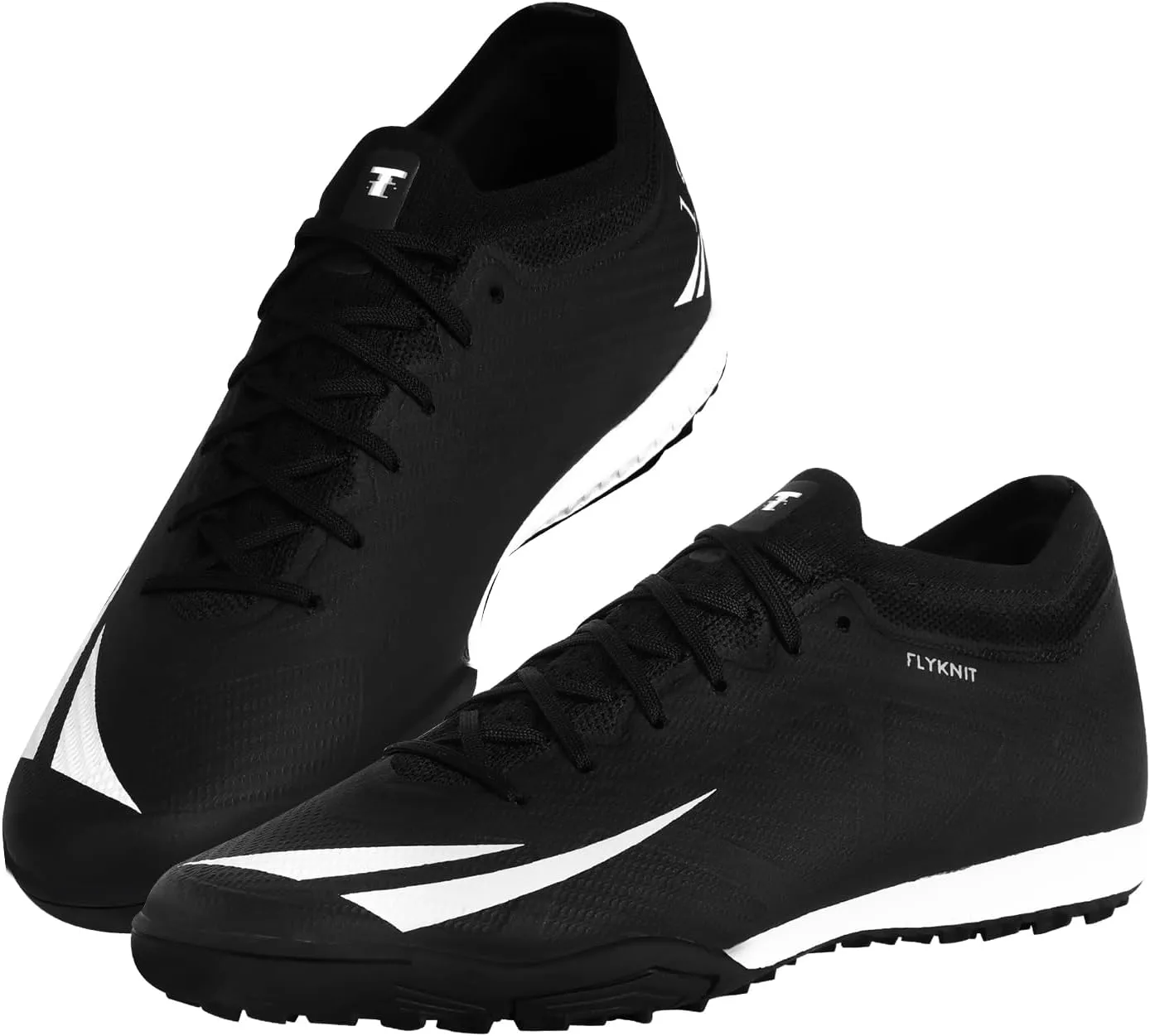 Tazzico Mens Soccer Cleats Womens Indoor TF Soccer Shoes Big Kids Boys FG Football Boots Professional Training Turf Football Cleats Big Girls Youth CR7 Soccer Shoes